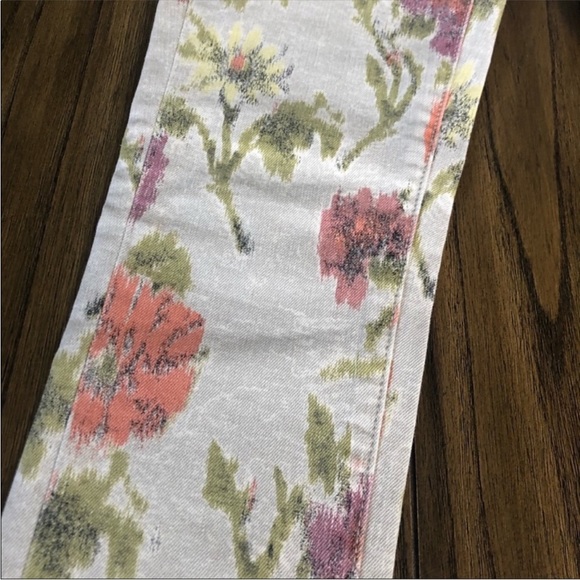 Anthropologie The STET slim ankle floral jeans - Picture 3 of 8